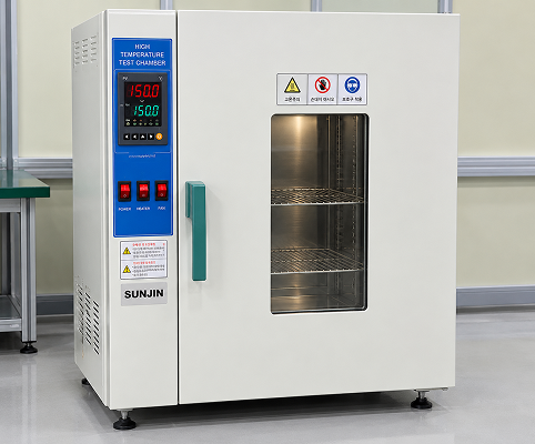 Motoron high temperature test chamber with digital controller and glass viewing door