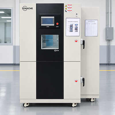 Motoron thermal shock tester with -50°C to 150°C test range and touchscreen control